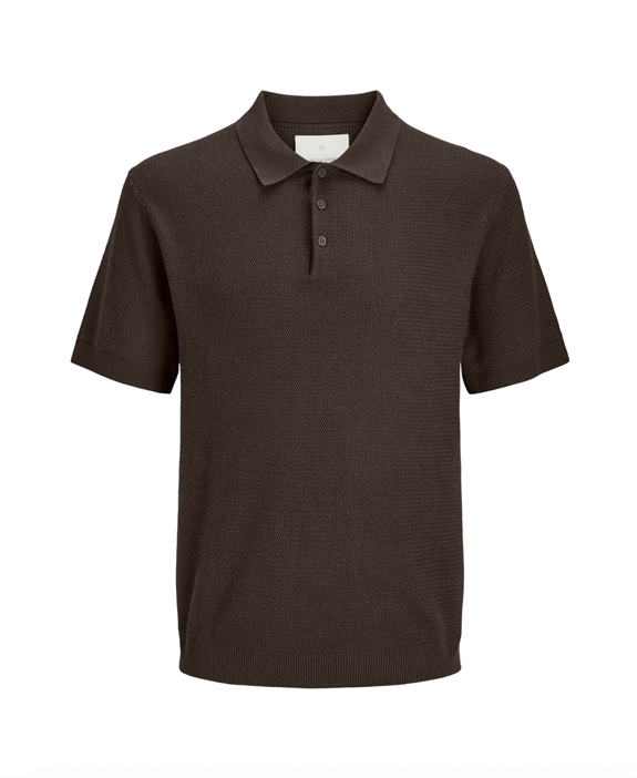 Jack & Jones Cooper Knit Polo SS - Delicioso/Twist